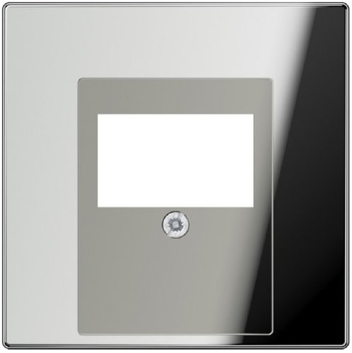 Лицевая панель Jung LS990 metal для 2-м. розетки USB/аудио хром картинка